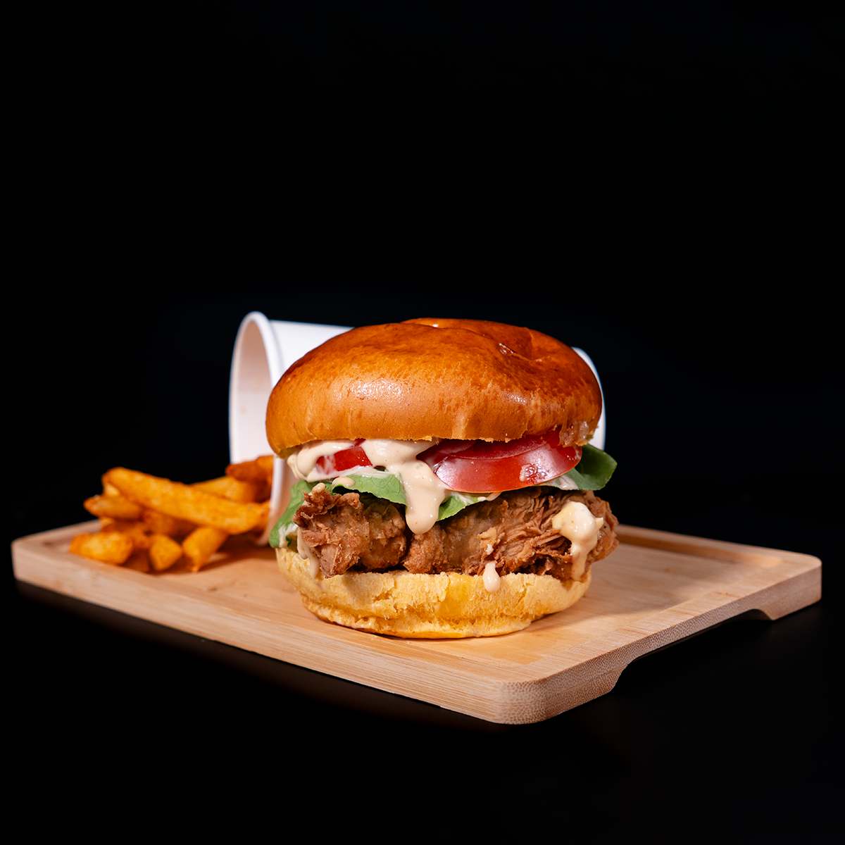 Holy Crunch - Hamburguesa de Pollo Crujiente (Chicken Burger)